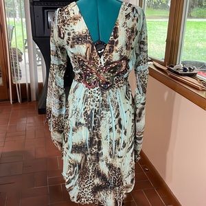 Caribbean Queen polyester dress size medium